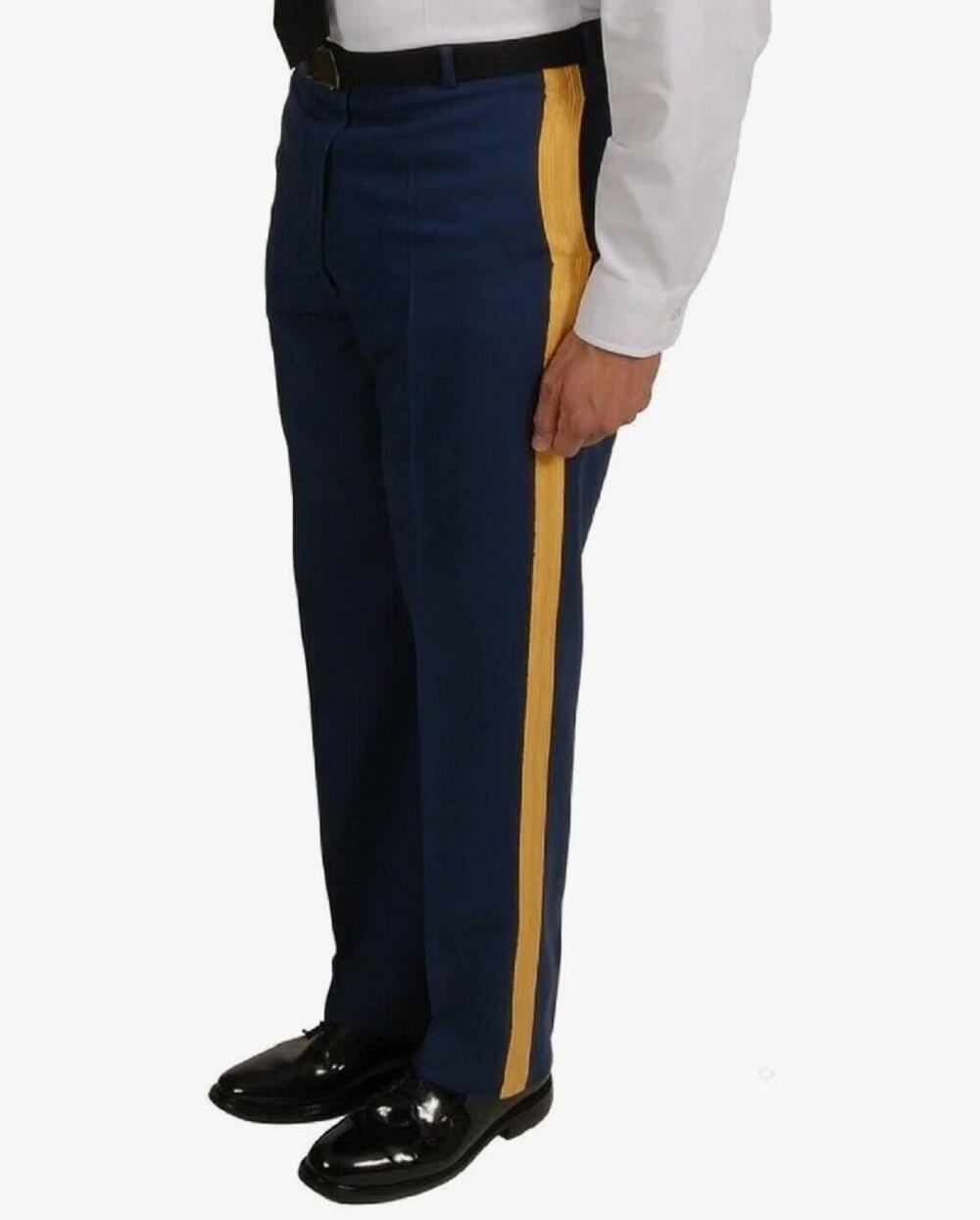 U.S. Army Dress Blue Service Uniform Trousers Military Issue Pants Sz XL/ US 33